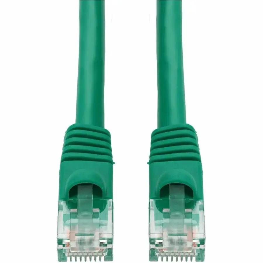 ADDON 2.5ft Green CAT 6 PVC Ethernet Cable Snagless Bubble Boot RJ-45 M/M by ADDON