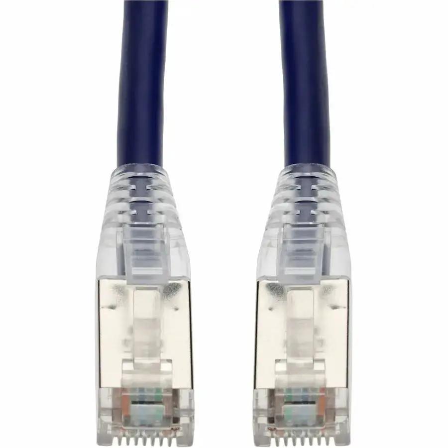 AddOn 3.5ft Purple CAT 6 Shielded PVC Ethernet Cable with Snagless RJ-45 M/M Connectors by ADDON