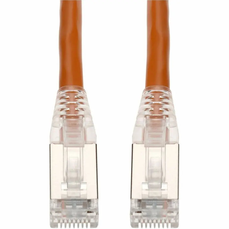 AddOn 25ft Orange Cat 6A Shielded Ethernet Cable with PVC Jacket and RJ-45 M/M Connectors