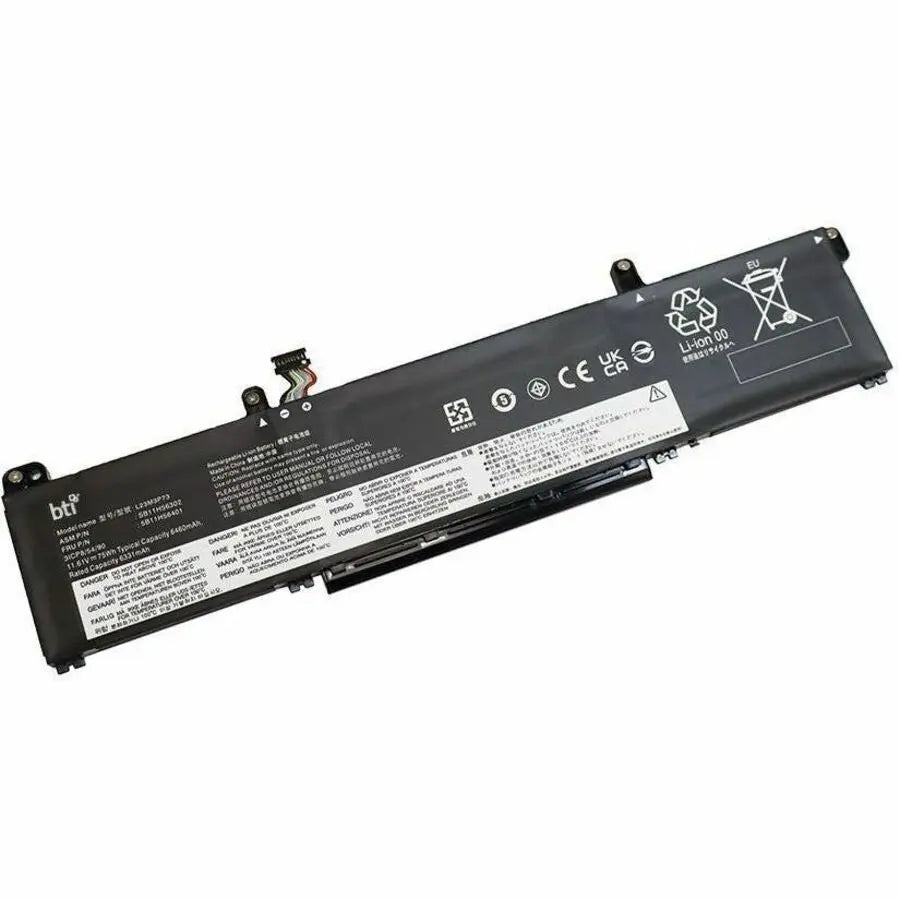 Battery Technology Inc. 3-Cell 11.61V Lithium-Ion Notebook Battery for Lenovo ThinkPad P14s and P16s Series