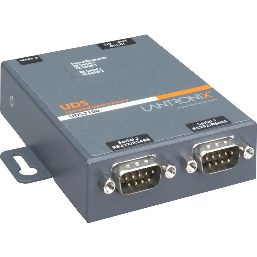 Lantronix UDS2100 2-Port Serial Device Server for Ethernet and Internet Control