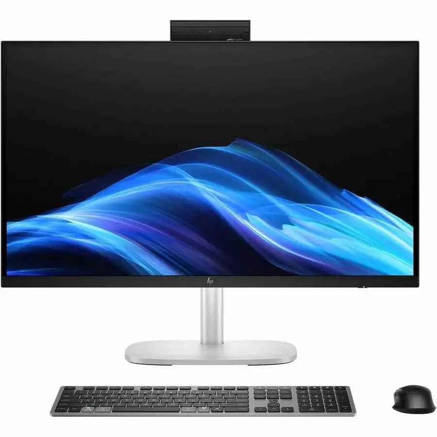 HP EliteStudio 8 AiO G1i All-in-One Computer - Intel Core Ultra 5 235 - vPro Technology - 16 GB - 512 GB SSD - 27" QHD Touchscreen - Desktop - Pike Silver by HP Inc.