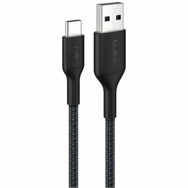 Belkin BoostCharge Pro USB-C to USB-A Data Transfer Cable - Black