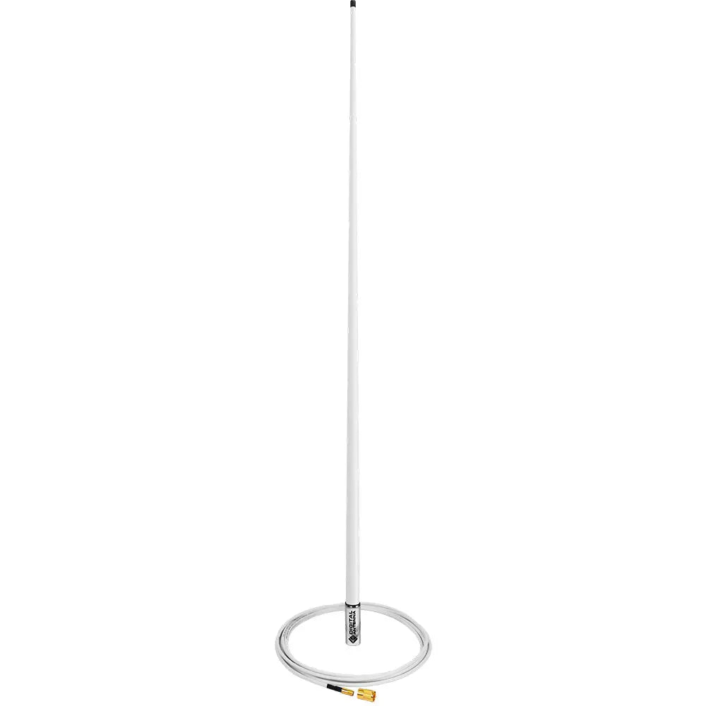 Digital Antenna 758-MW-S Multi-Band Marine Antenna with 6dBi Gain and 8' Length