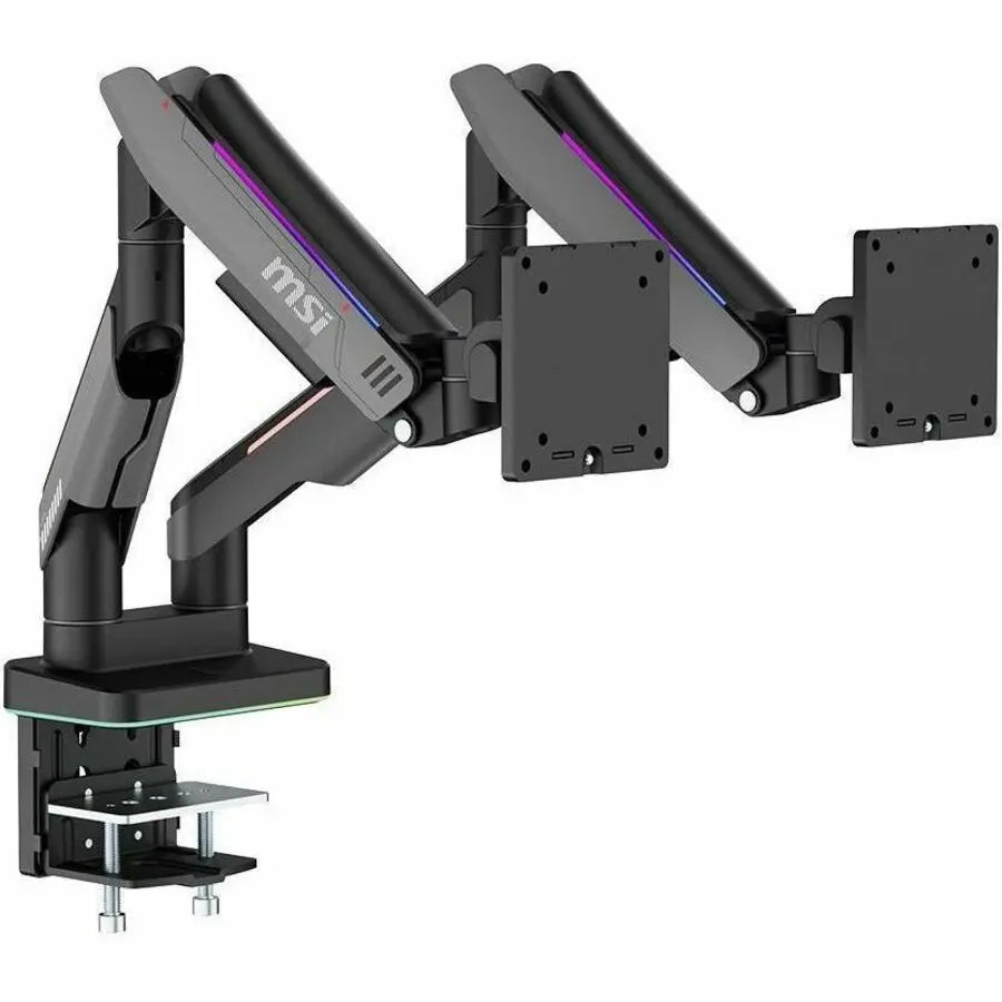 MSI MPGMT201DRV2 Dual Monitor Mounting Kit for Adjustable Desk Setup