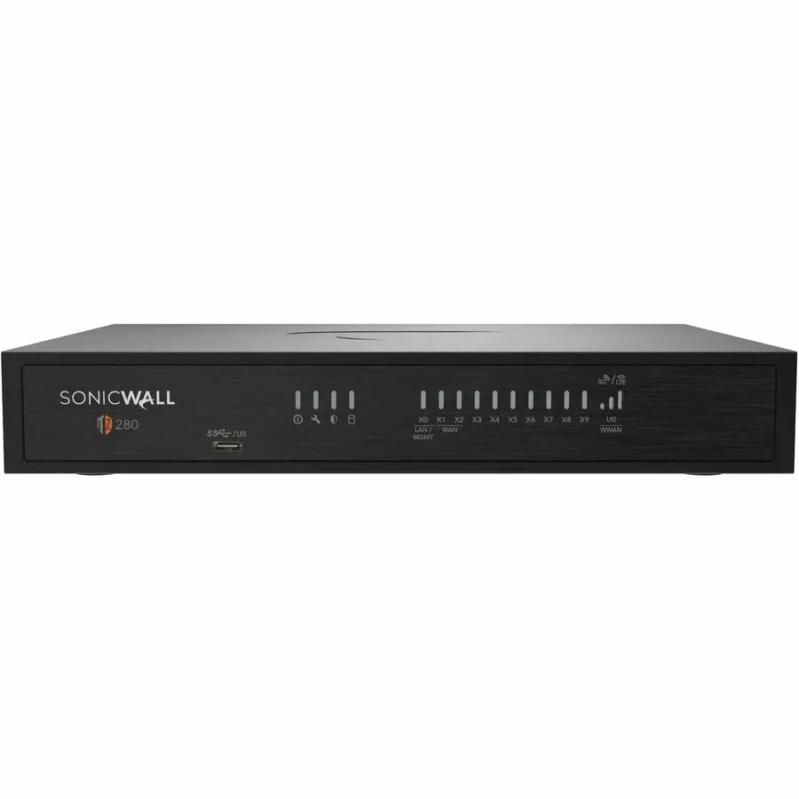 SonicWall TZ280 Network Security Firewall Appliance - Secure SD-WAN and Zero-Touch Deployment