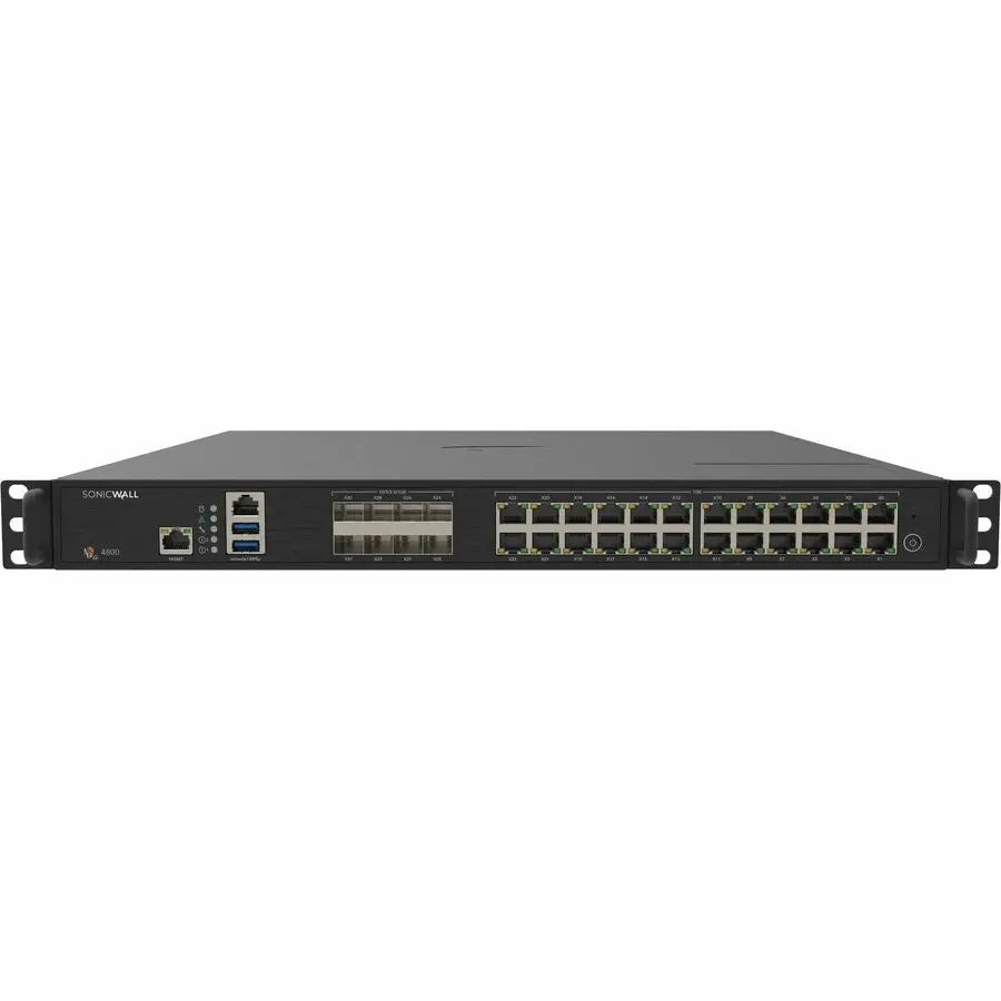 SonicWall NSa 4800 Network Security/Firewall Appliance with 1U Rack-Mount, 10/5/2.5/1G Ports, and Multi-Gigabit Threat Protection