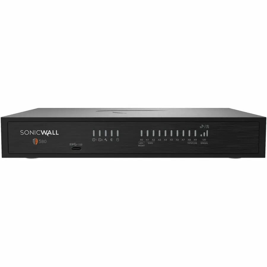 SonicWall TZ580 Network Security Firewall Appliance with Secure SD-WAN and PoE Support