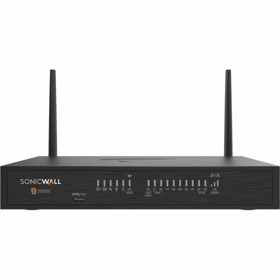 SonicWall TZ380W Network Security/Firewall Appliance with Advanced Edition 3-Year Support