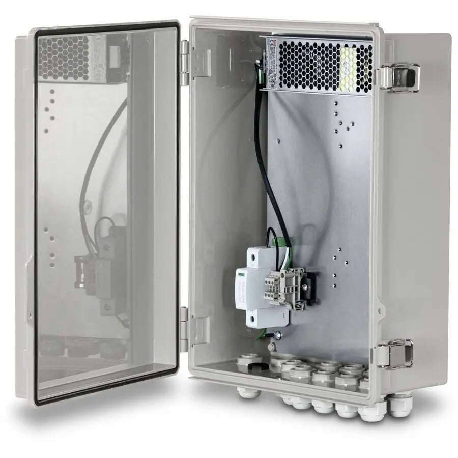 TRENDnet TI-CA4K Outdoor IP68 Weatherproof Enclosure with 350W Power Supply and Impact Protection