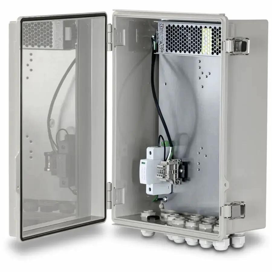 TRENDnet TI-CA4K Outdoor IP68 Weatherproof Enclosure with 350W Power Supply and Impact Protection by TRENDnet