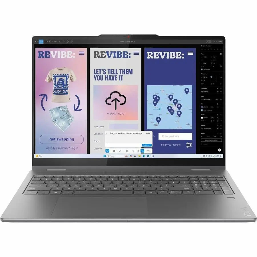 Lenovo Yoga 7 2-in-1 Laptop with Core Ultra 5 Processor and 16-inch Display in Luna Gray