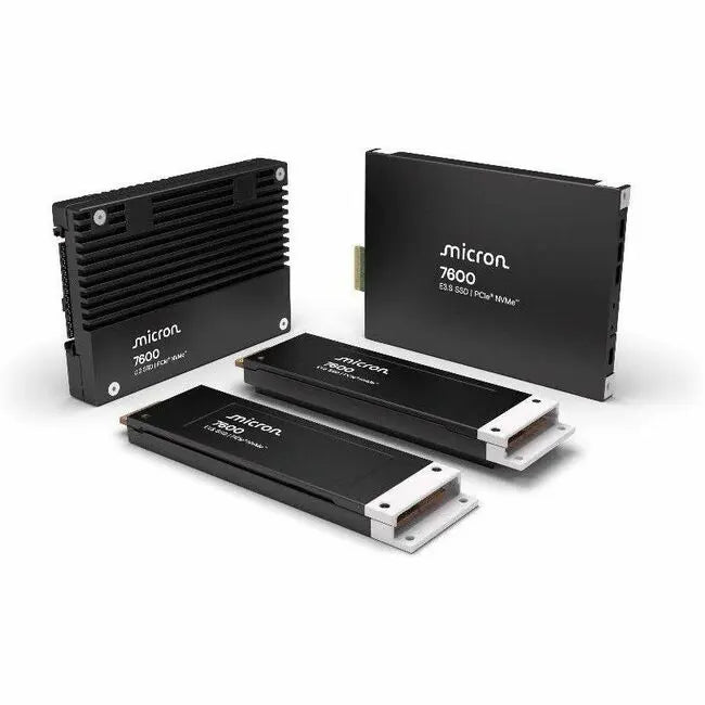 Micron 7600 MAX 3.20TB PCIe Gen5 NVMe SSD for Data Centers - E3.S Form Factor