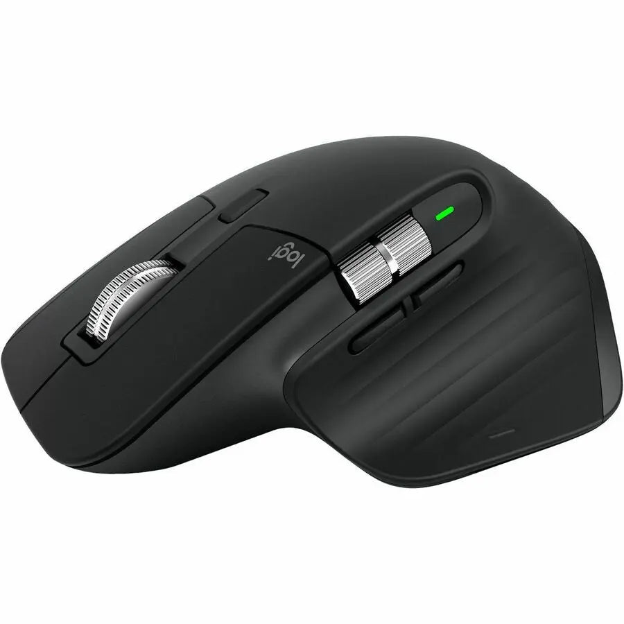 Logitech MX Master 3S - Performance Wireless Mouse with Ultra-fast Scrolling, Ergo, 8K DPI, Track on Glass, Quiet Clicks, Bluetooth, Windows, Linux, Chrome, Black