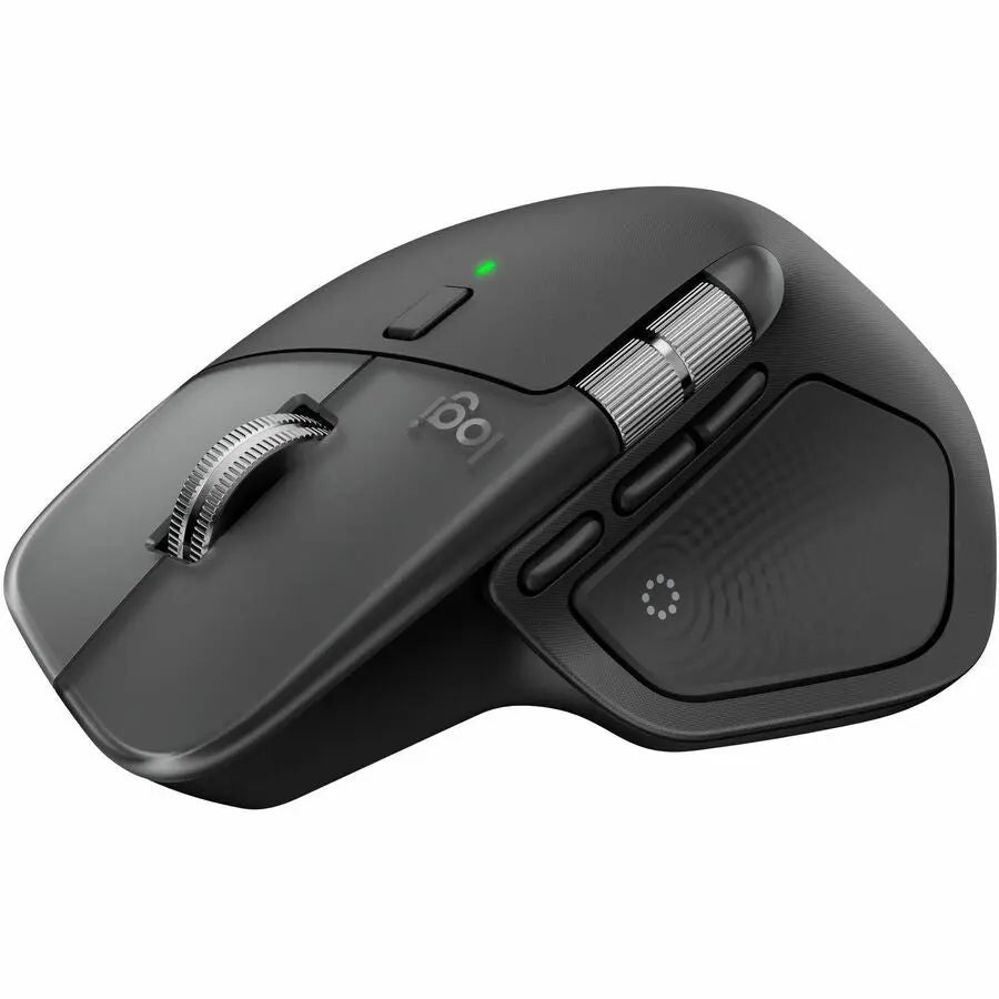 Logitech MX Master 4 for Mac, Ergonomic Bluetooth Mouse with Advanced Performance Haptic Feedback, Ultra-Fast Scrolling, USB-C Charging, MacOS, iPadOS, Windows - space black