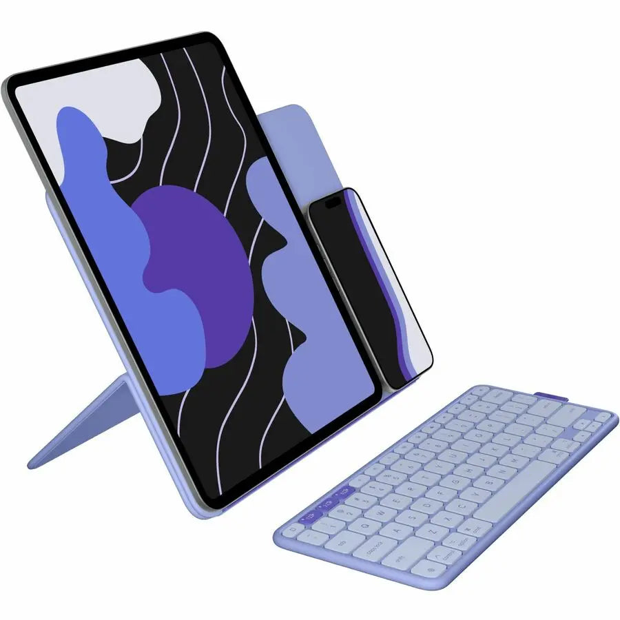 Logitech Flip Folio Keyboard/Cover Case (Folio) for 13" Apple iPad Pro 13 (2024), iPad Air 13 (2024), iPad Air 13 (2025) Tablet - English Keyboard - Lilac