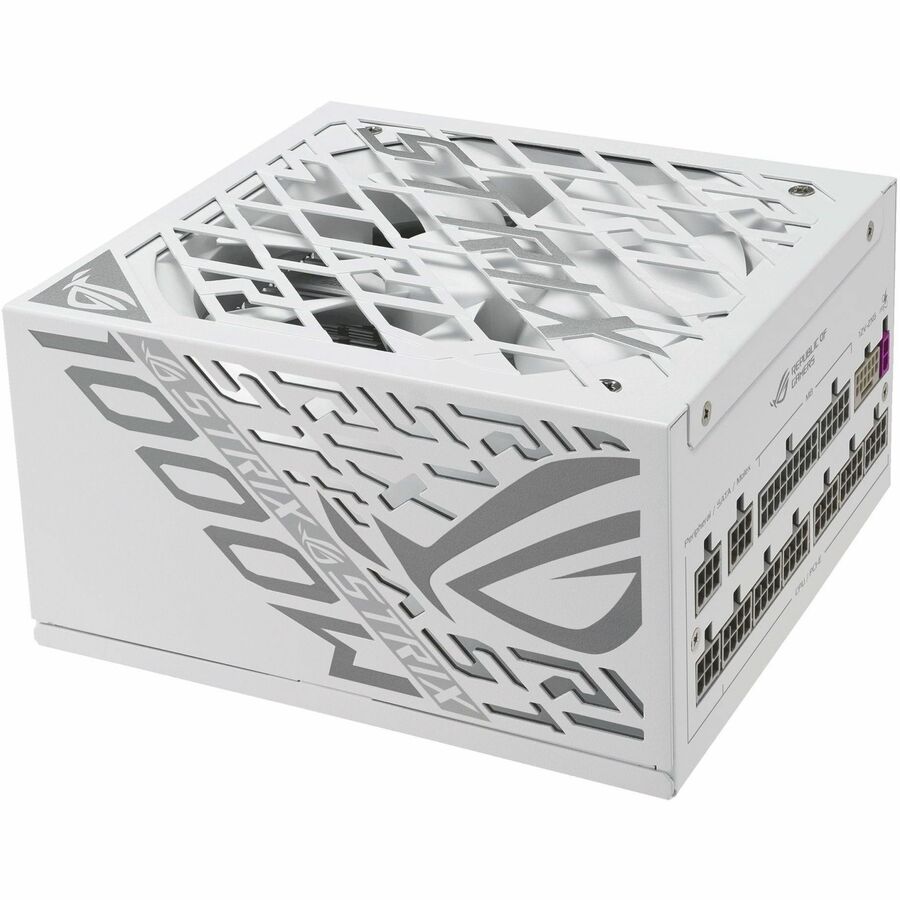 ASUS ROG Strix 1000W Power Supply White Edition with GaN MOSFET and ATX 3.1 Compatibility
