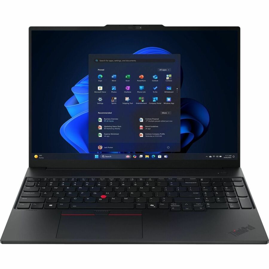 Lenovo ThinkPad E16 Gen 3 (AMD) 21ST004SUS 16-Inch WUXGA Notebook with 16GB RAM and 256GB SSD