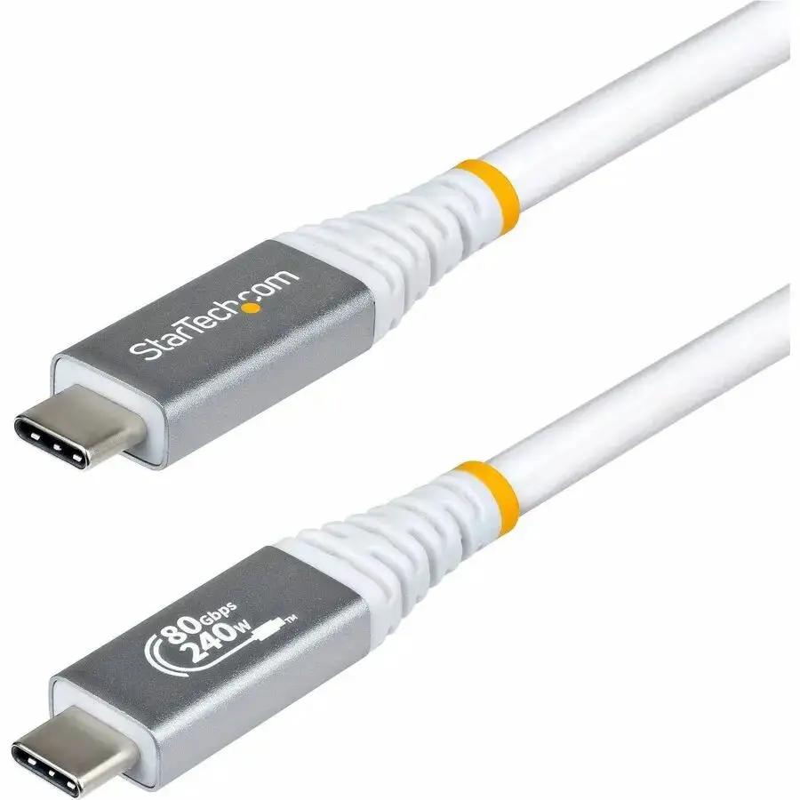 StarTech.com 1.6ft USB4 80Gbps Cable with Power Delivery for MacBook and Thunderbolt Devices by STARTECH.COM