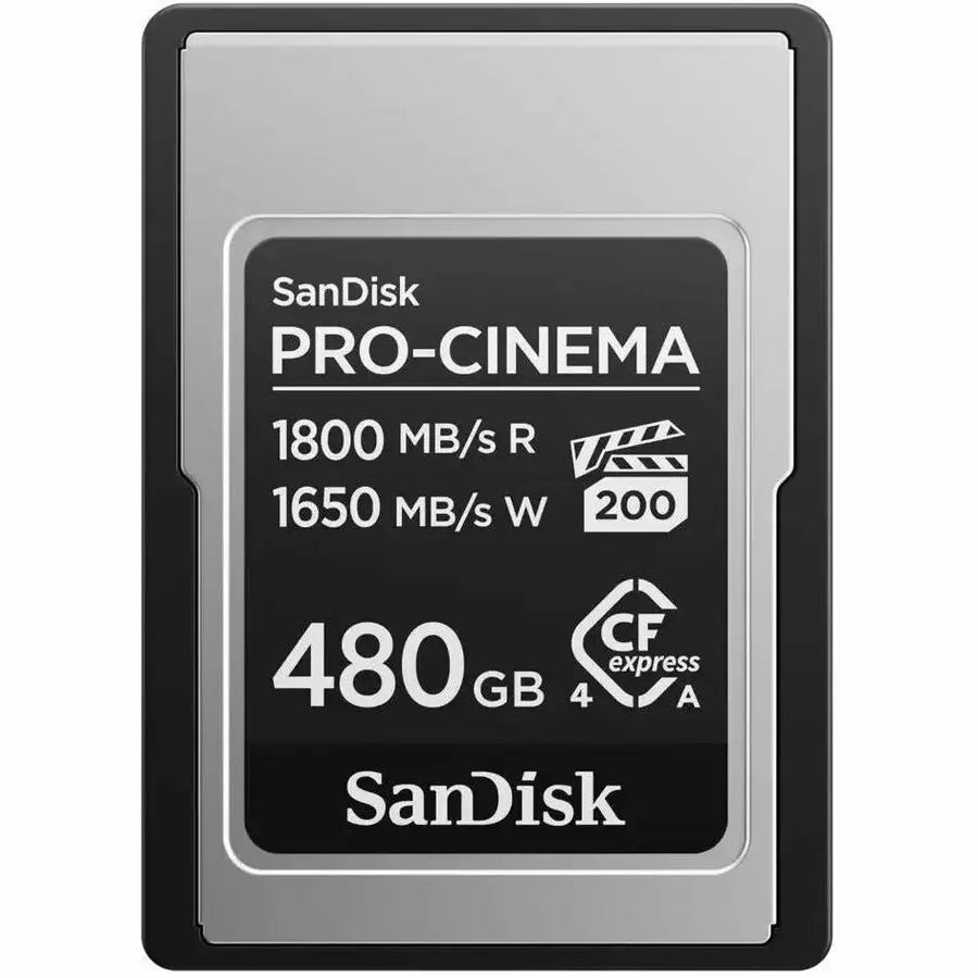 SanDisk PRO-CINEMA SDCFEA-480G-GN4NN 480GB CFexpress Type A Card for Professional Photography and Videography