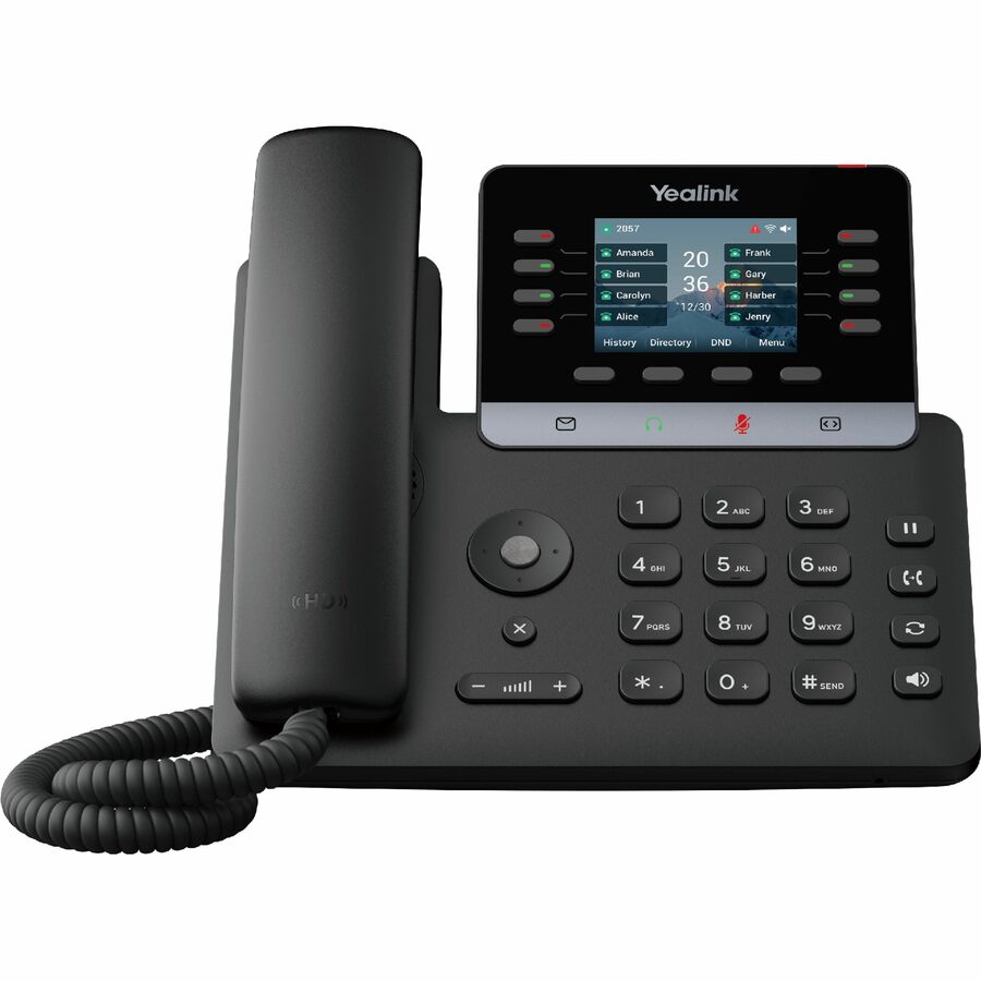 Yealink T73U IP Phone - Business VoIP Phone with 2.8-Inch Color Display, 12 SIP Accounts, PoE Support and Secure Linux 6.1 Platform