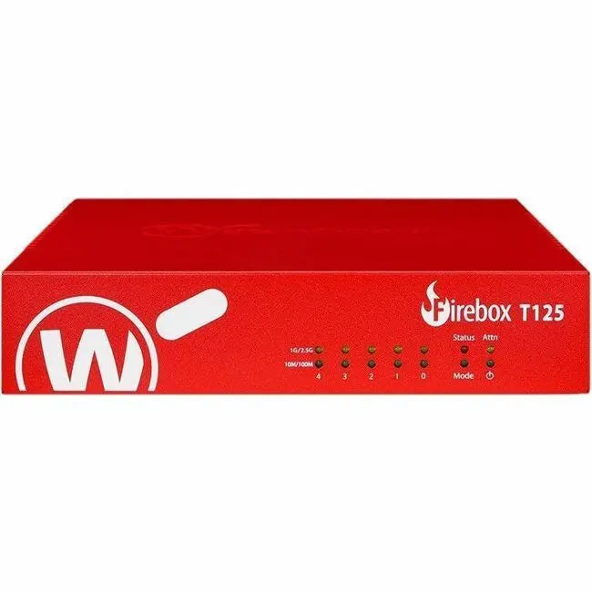 WatchGuard Firebox T125 Network Security and Firewall Appliance with 5-Year Standard Support
