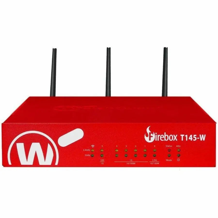 WatchGuard Technologies Inc Firebox T145-W Network Security Appliance with Basic Security Suite (1 Year Support)