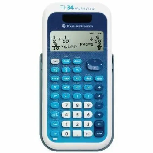 Texas Instruments TI-34 MultiView Scientific Calculator with Four-Line Display and MathPrint™