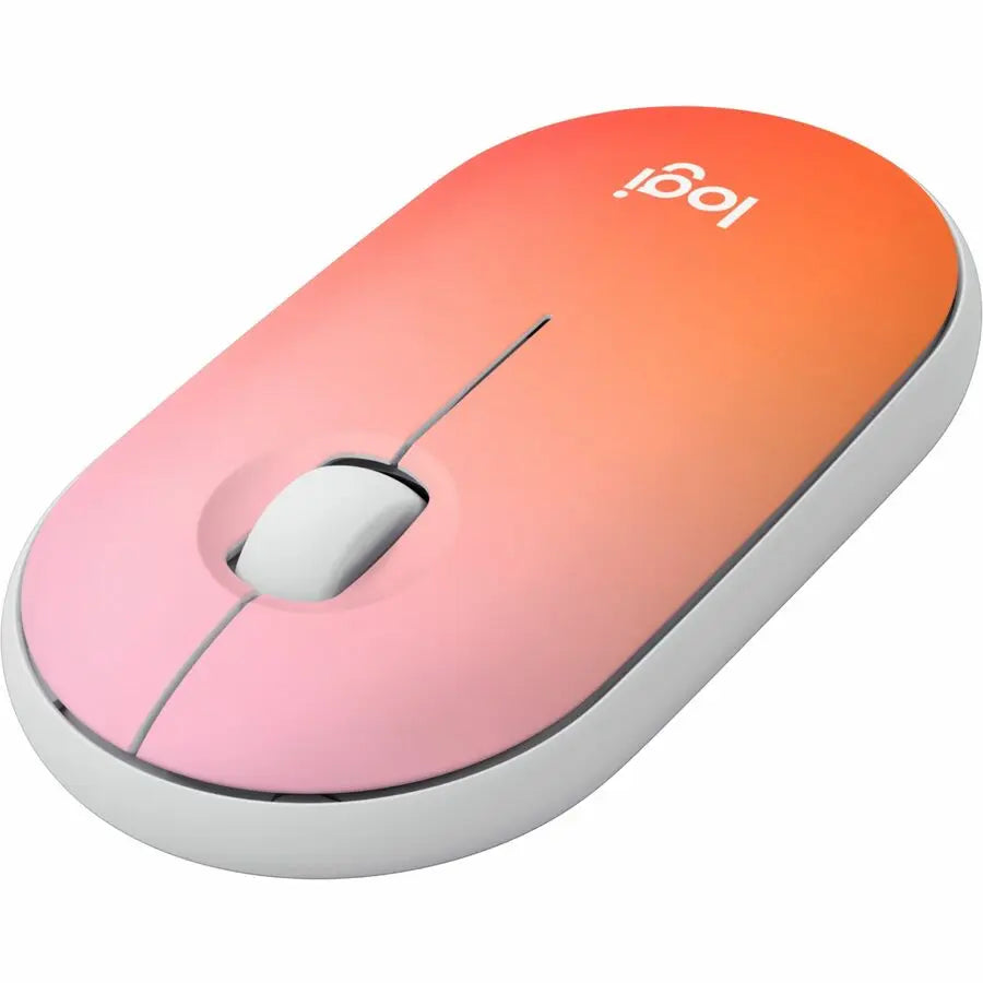Logitech M340 Wireless Mouse - Tropical Sunrise with Silent Touch Technology and Recycled Plastic Design