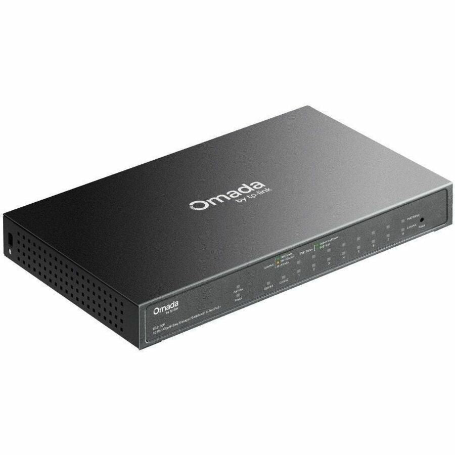 Omada ES210GP 10-Port Gigabit Easy Managed PoE+ Switch with 8 PoE+ Ports