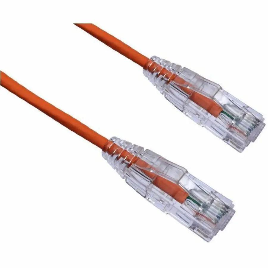 Axiom BENDnFLEX 50ft Cat6 Ultra-Thin Snagless Network Cable, Orange