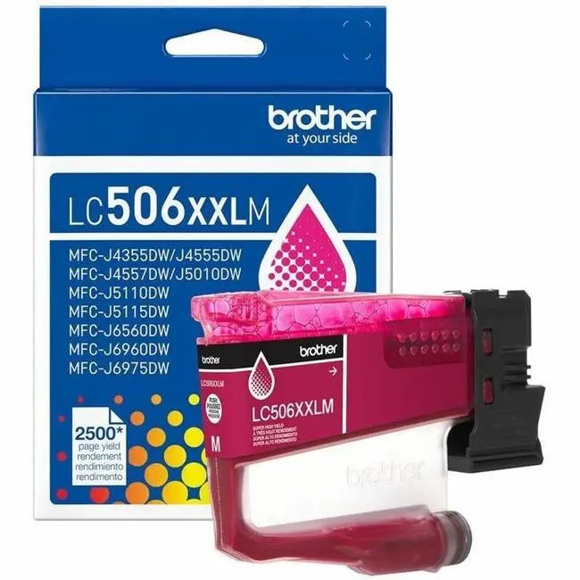Brother Genuine LC506XXLM Super High Yield Magenta Ink Cartridge for Brother INKvestment Series Printers