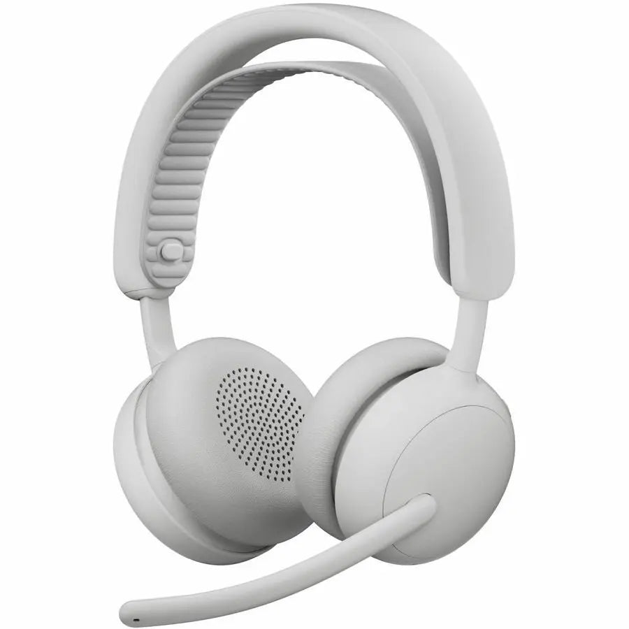 Logitech Zone Wireless 2 ES - Noise-Canceling Wireless Headset with Adaptive Hybrid ANC, Bluetooth, Off-White