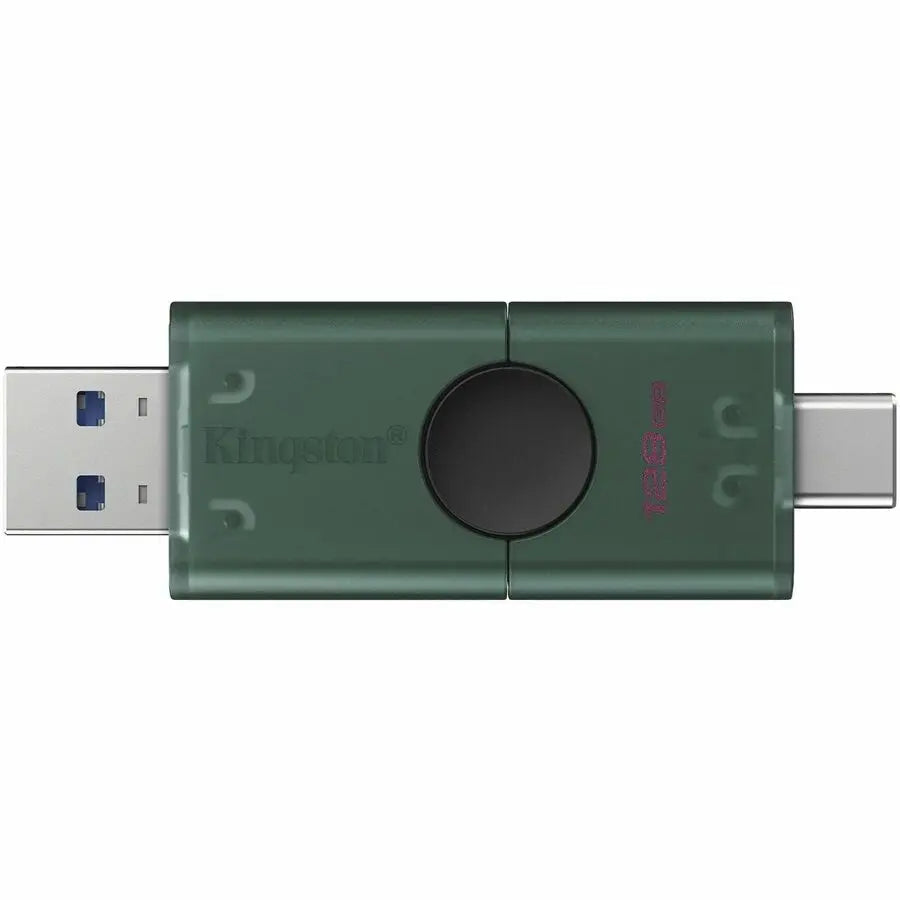 Kingston DataTraveler Duo 128GB USB 3.2 Flash Drive with Dual Connectors