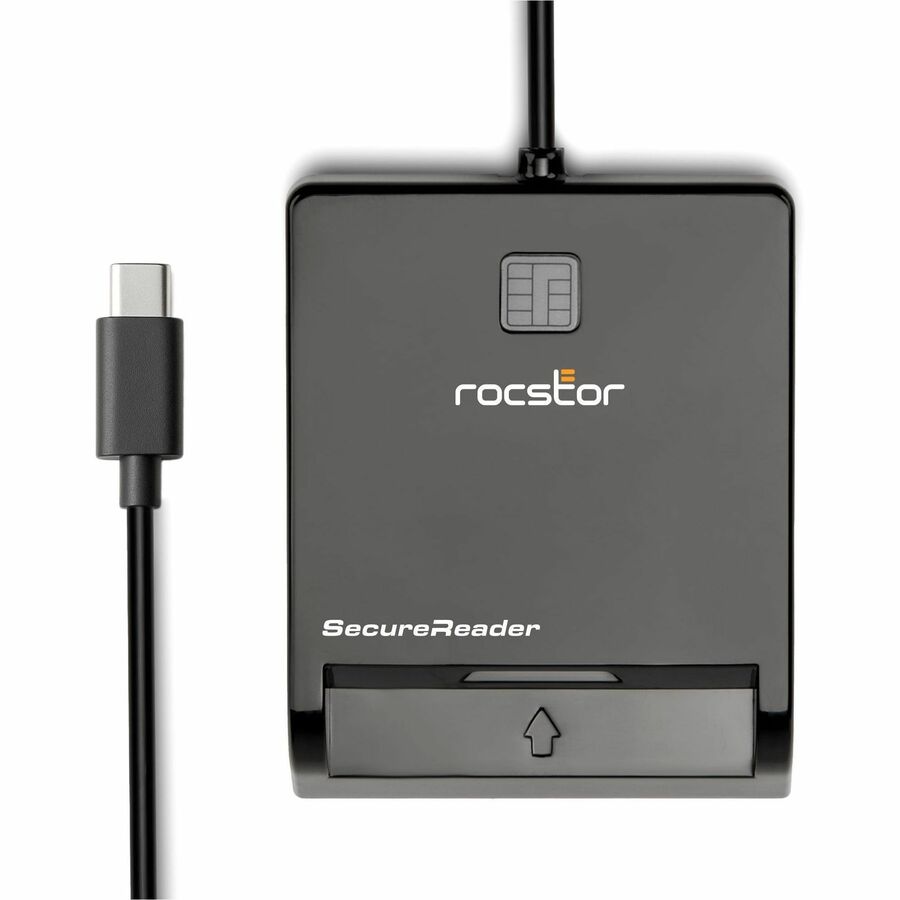 Rocstor SecureReader CR15 USB-C Smart Card Reader for Secure Access and Identity Verification
