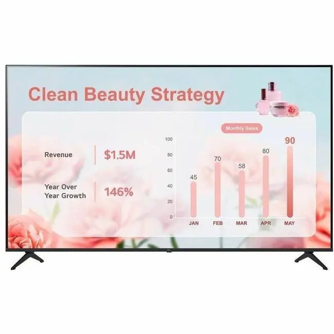 LG Commercial 43PK340S0UB 43-Inch 4K UHD Digital Signage Display with LG SuperSign CMS