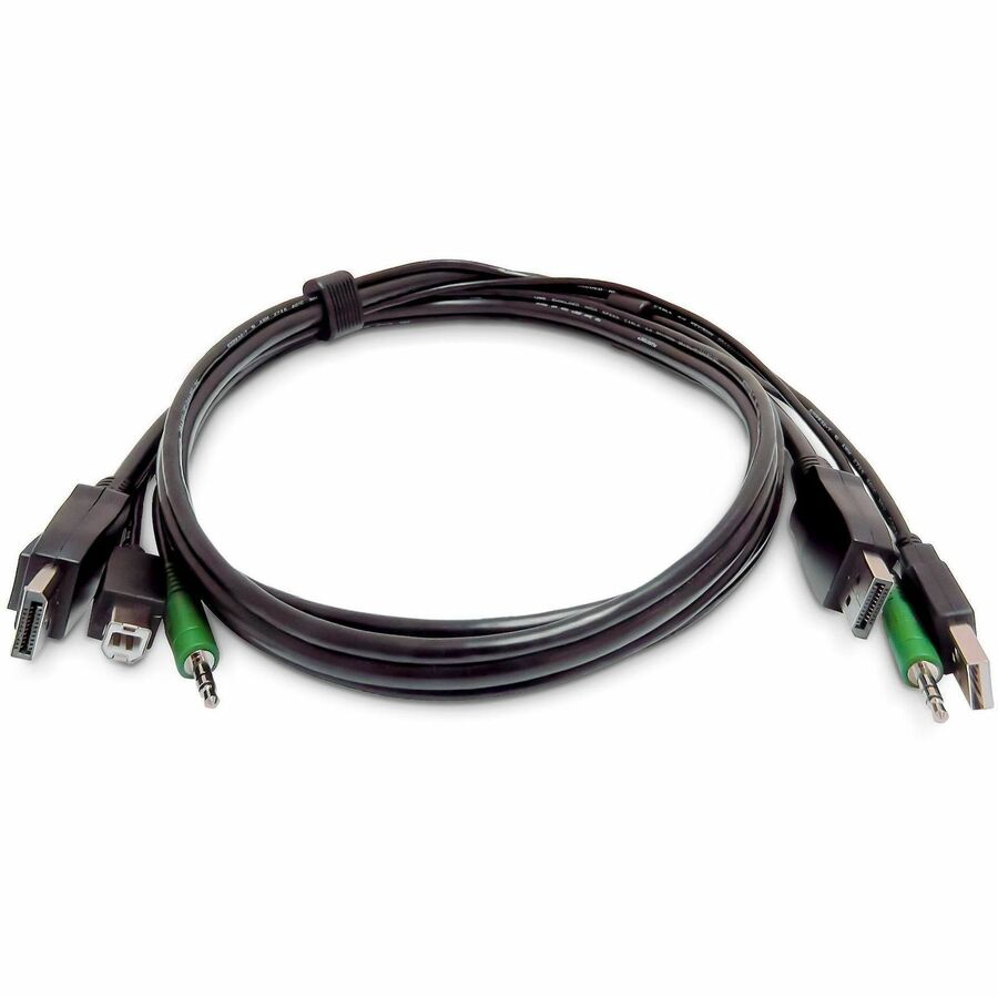 StarTech.com 6ft DisplayPort KVM Cable with USB 2.0 & Audio - TAA Compliant
