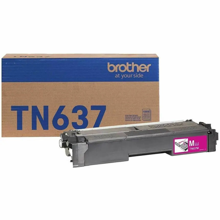 Brother TN637M Original Ultra High Yield Magenta Laser Toner Cartridge for Brother Color Printers