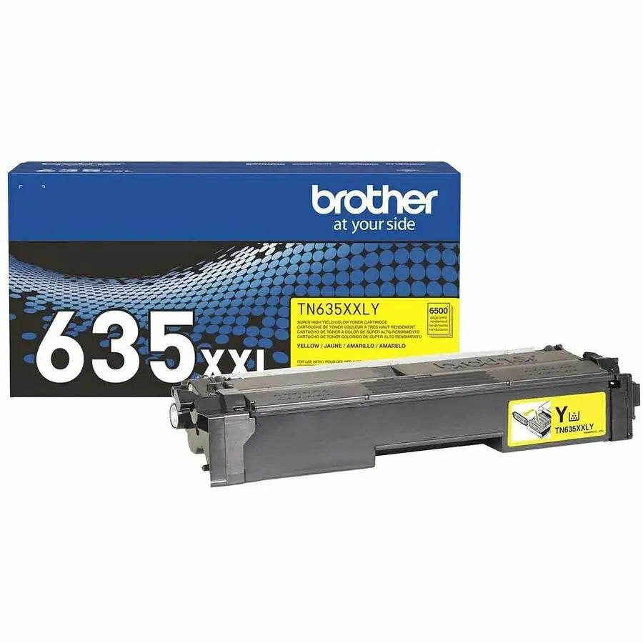 Brother TN635XXLY Original Super High Yield Yellow Toner Cartridge for Brother Color Laser Printers