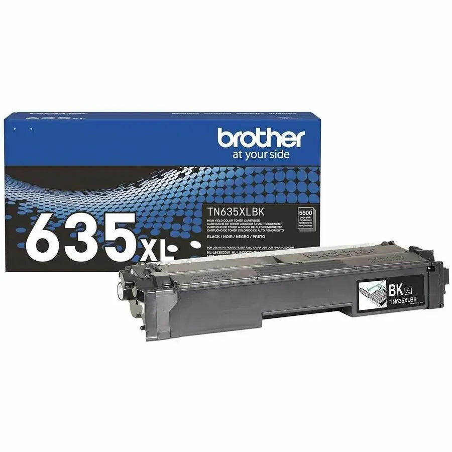 Brother TN-635XL High-Yield Black Laser Toner Cartridge for Brother Business Color Printers