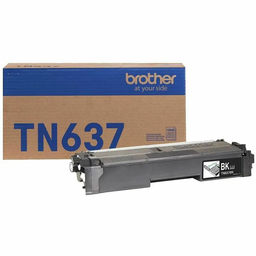Brother TN637BK Original Ultra High Yield Black Toner Cartridge for Brother Color Laser Printers