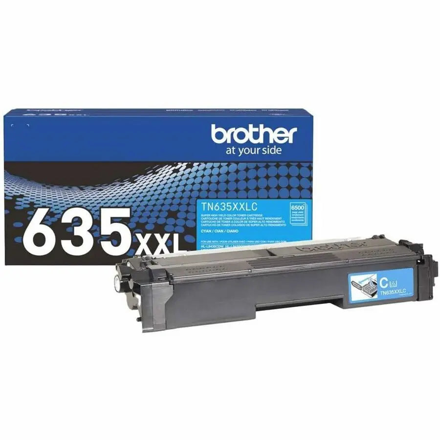 Brother Genuine TN635XXLC Super High-Yield Cyan Toner Cartridge for Brother Color Laser Printers