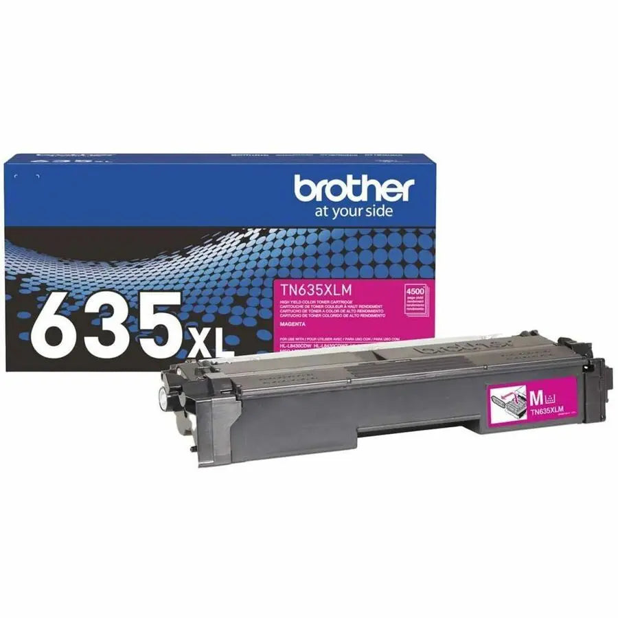 Brother TN635XLM High Yield Magenta Laser Toner Cartridge for Brother Color Printers