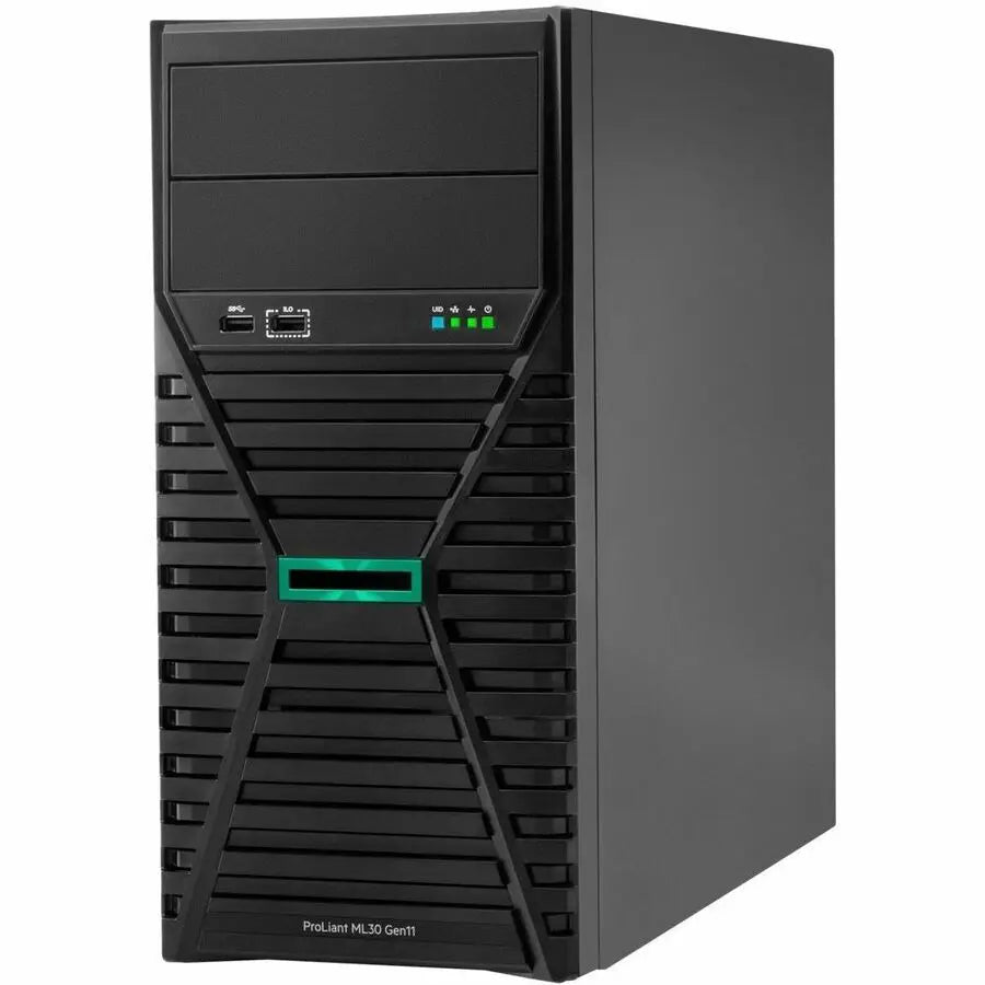 HPE ProLiant ML30 Gen11 Server with Intel Xeon 3.50 GHz, 32GB DDR5, 4TB HDD, Tower Form Factor