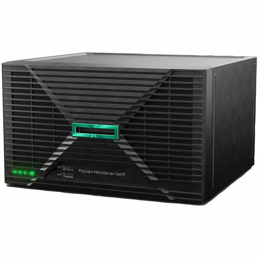 HPE ProLiant MicroServer Gen11 Ultra Micro Tower Server with Intel Xeon 2.80 GHz, 16GB RAM, and DDR5 Memory