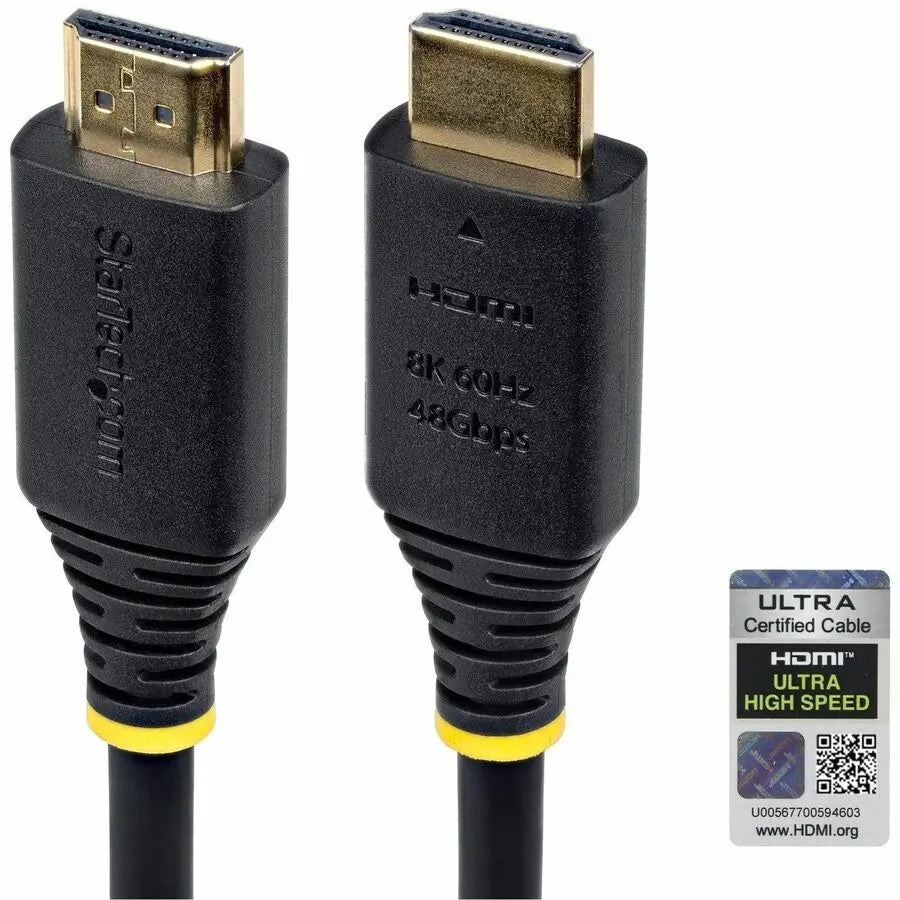 StarTech.com 3ft (1m) Certified Ultra High Speed HDMI Cable, 8K 60Hz/4K 120Hz, HDMI 2.1 Cable with HDR10+ / eARC, 48Gbps, 8K HDMI Cord