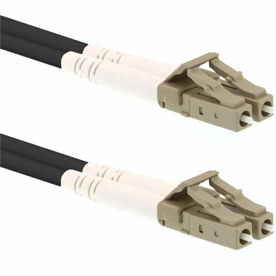 Axiom LC/LC Multimode Duplex OM3 Fiber Optic Cable 1m - 50/125 Aqua for High-Speed Networking