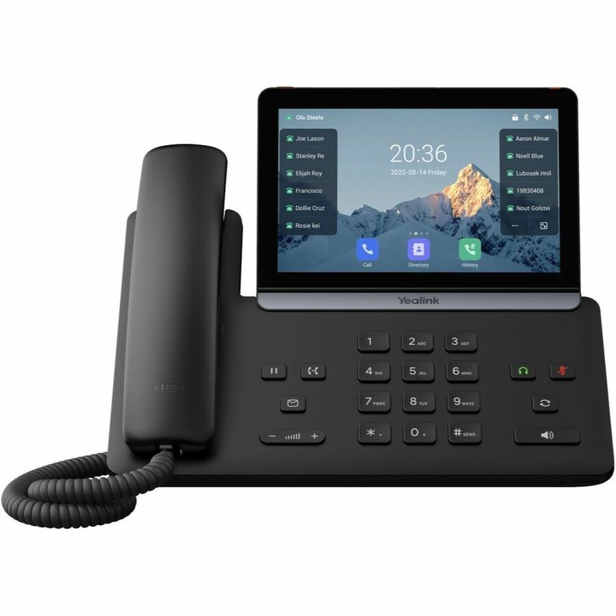 Yealink T88W IP Phone with Android 13, 7-inch Touchscreen, Bluetooth & Wi-Fi