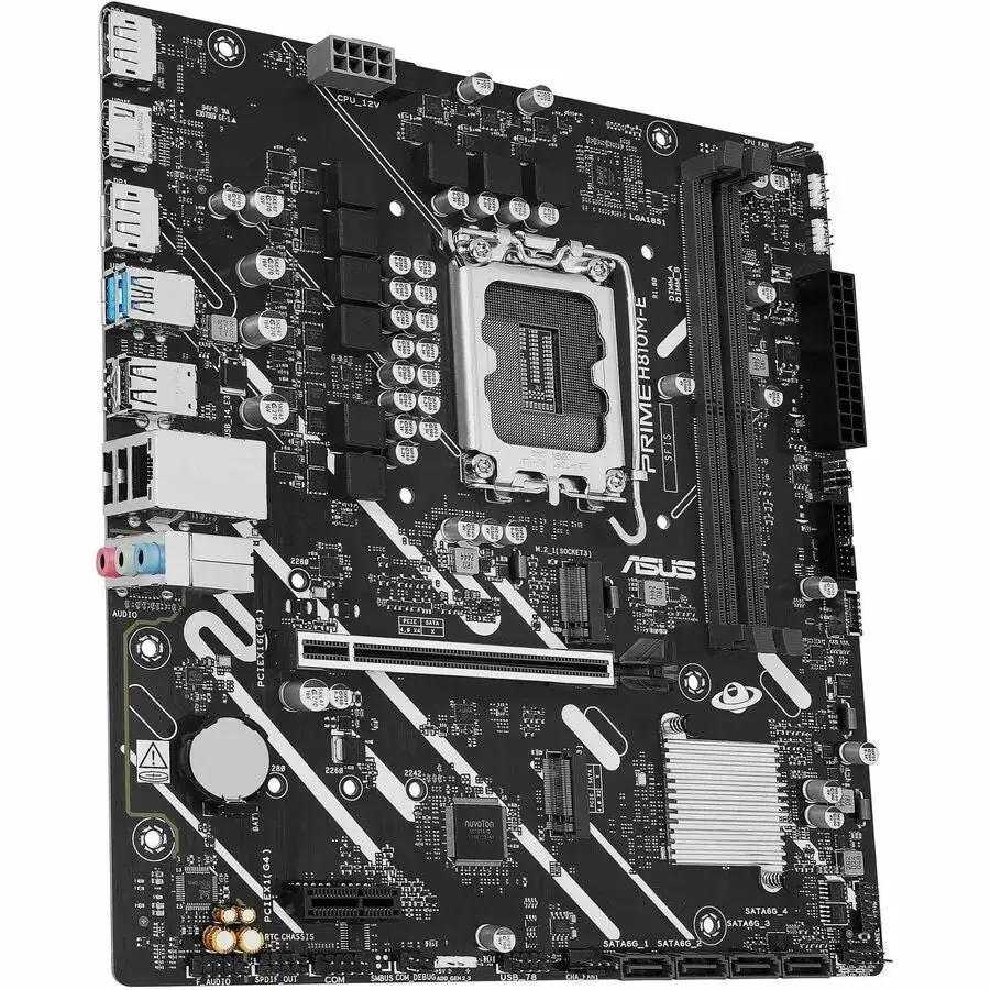 ASUS Prime H810M-E-CSM Desktop Motherboard for Intel LGA-1851 Processors by ASUS Computer International