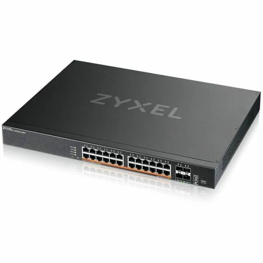 ZYXEL XMG2230-28HP Ethernet Switch – 24-Port Layer 3 Gigabit Network Switch with PoE and Advanced Power Management